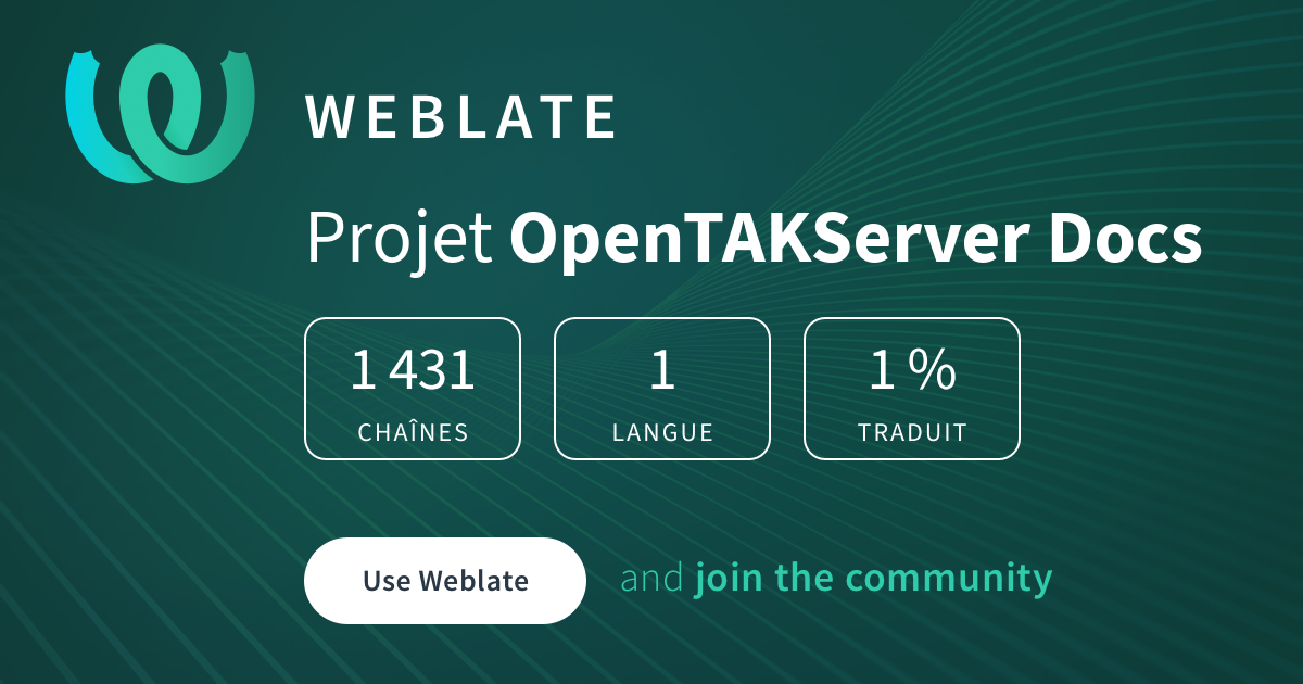 OpenTAKServer Docs - French @ OpenTAKServer